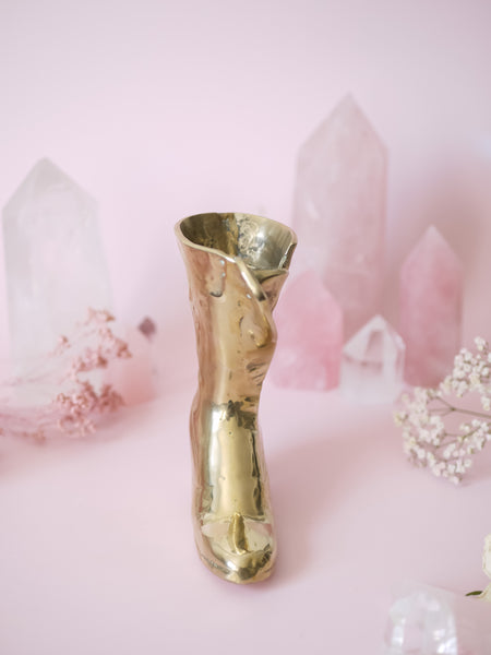 Vintage Witches Boot Vase *unsteady/wobbly*