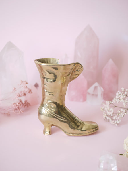 Vintage Witches Boot Vase *unsteady/wobbly*