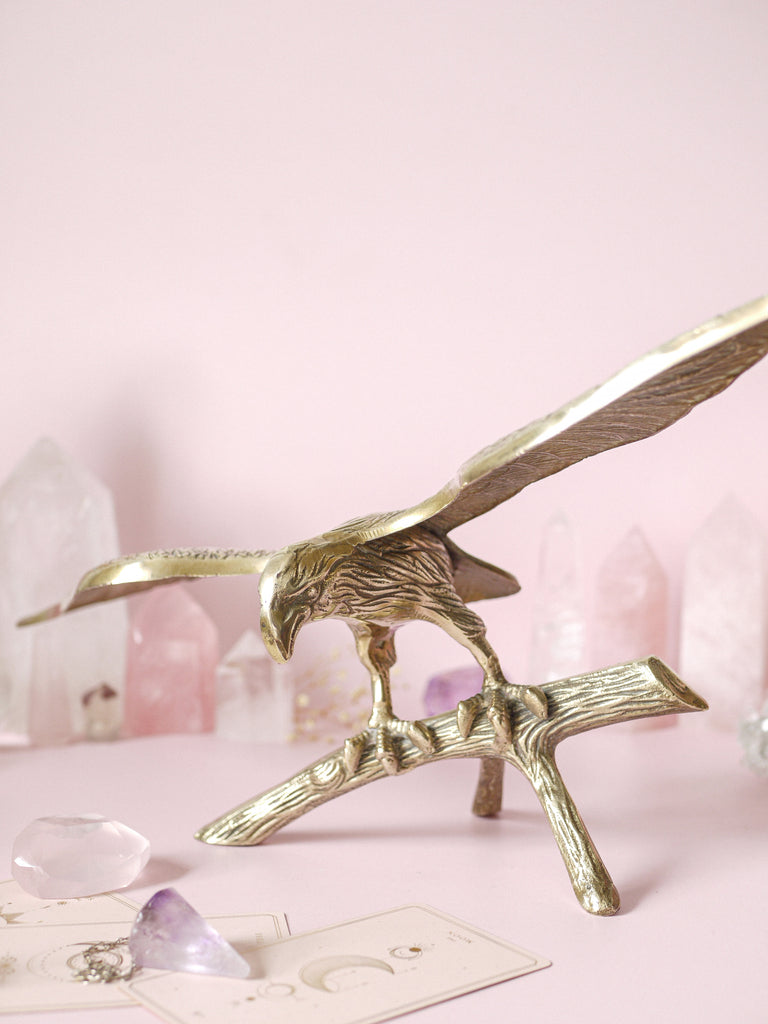 XL Brass Eagle Ornament – Moonie Knots